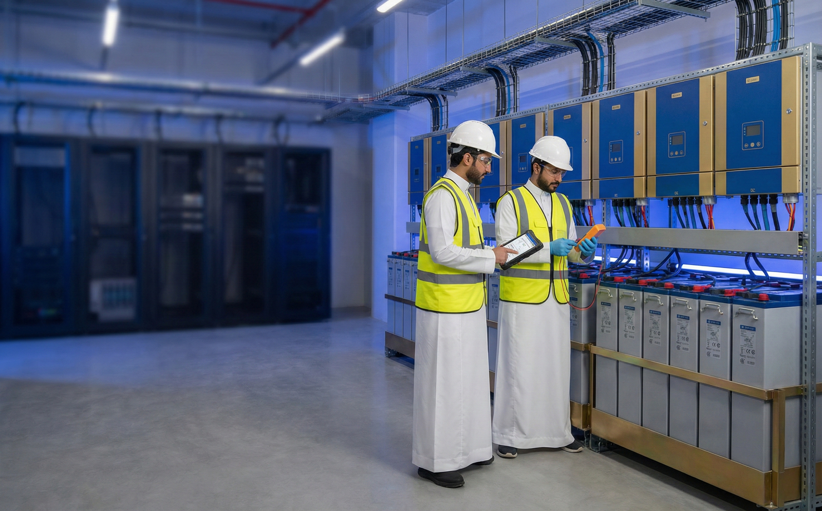 البطاريات وأنظمة dc